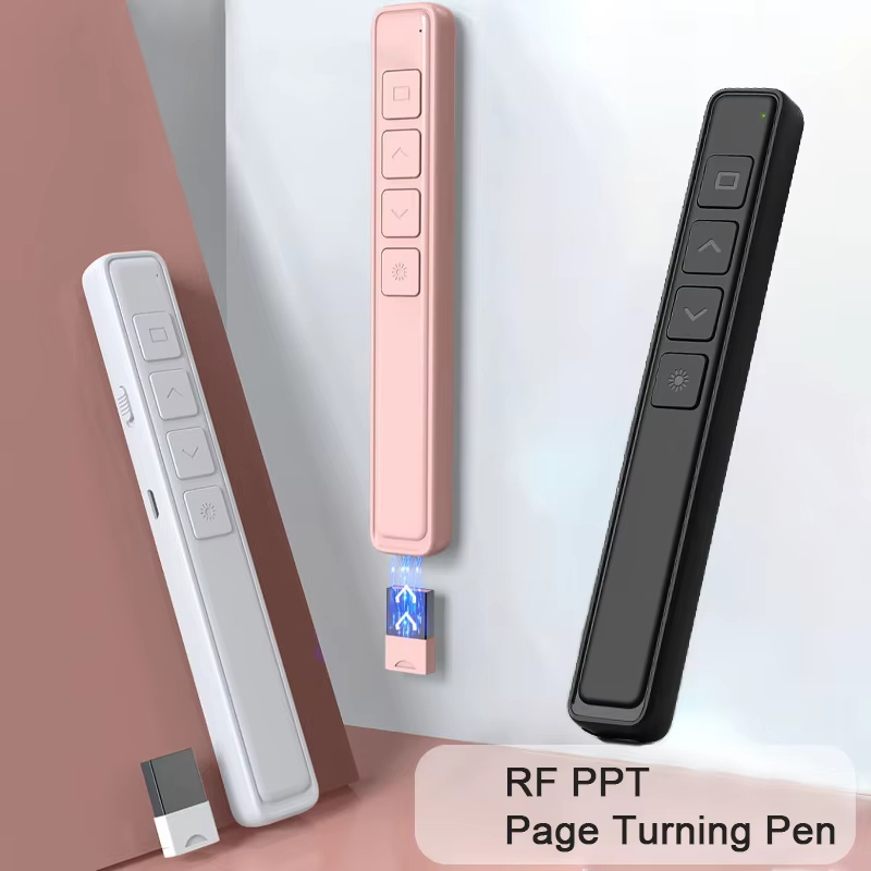 Presentation Remote Laser - Wireless Presenter Seite Drehen Stift Laser