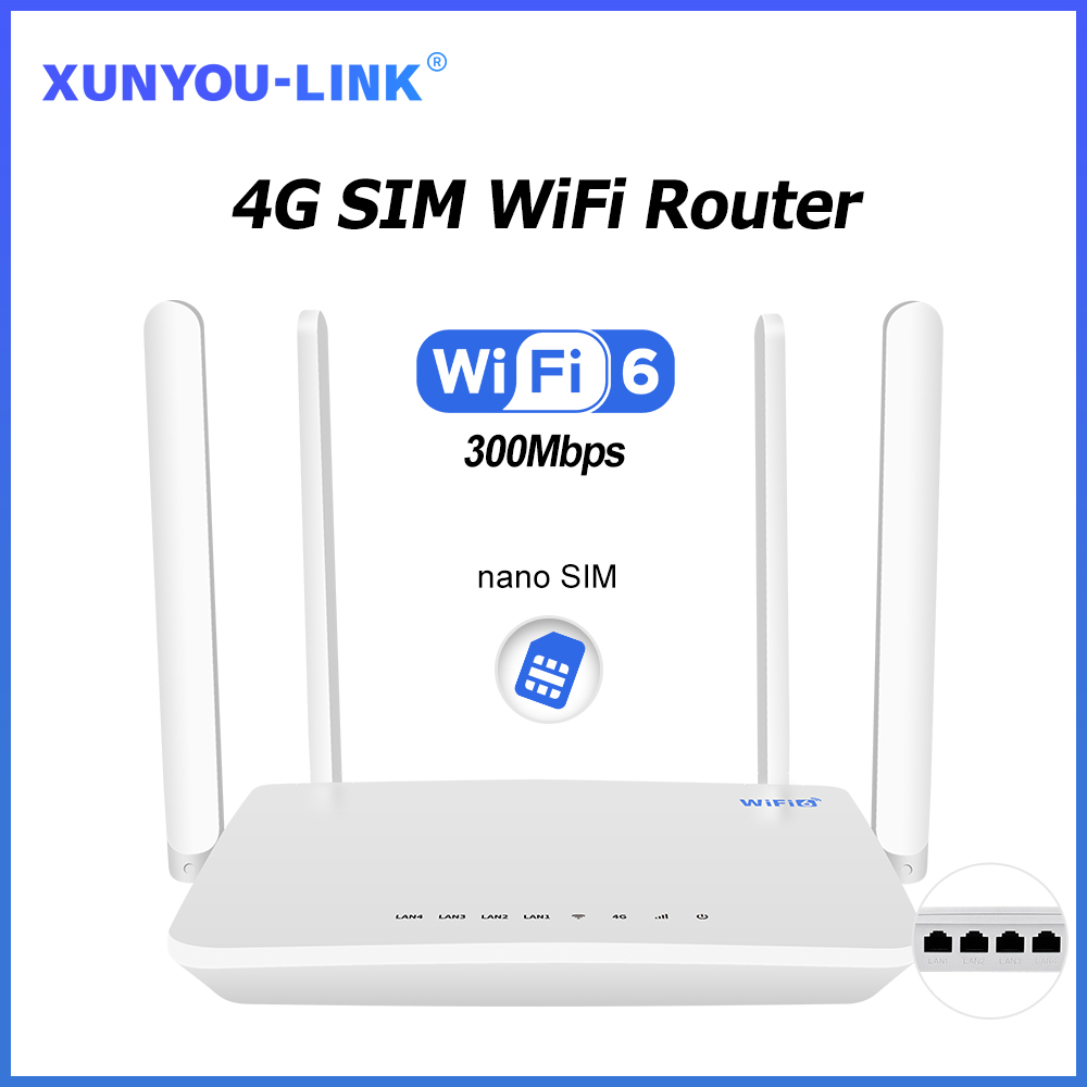 4G Lte Router Sim - XUNYOU-LINK 4G SIM WiFi Router 300