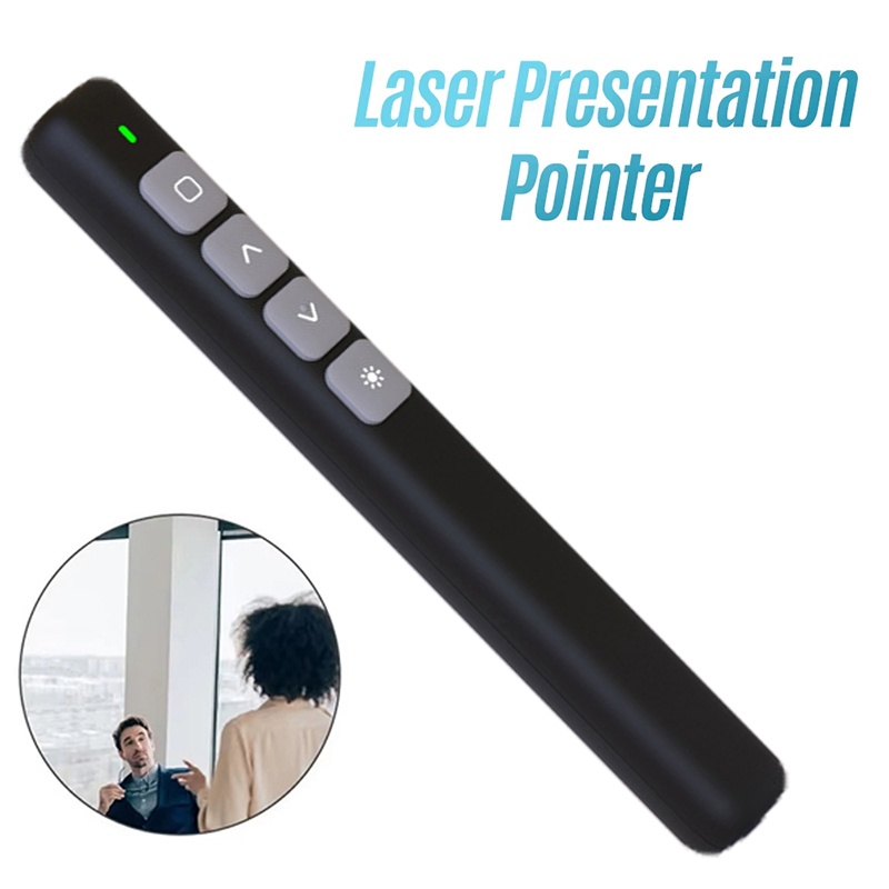 Presentation Remote Laser - Whiteboard-Fernbedienungsstift für Meetings, Präsentationen, PPT, Laser-Flip-Stift,