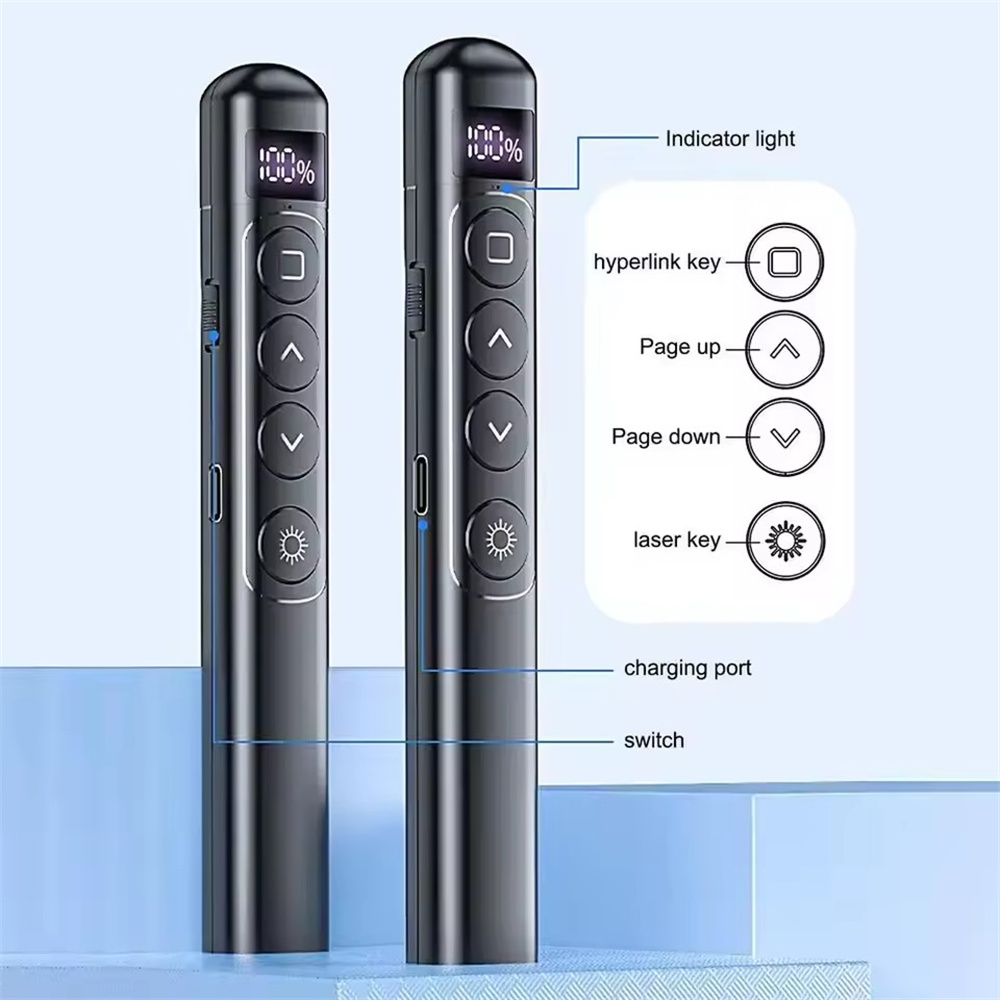 Presentation Remote Laser - Flip-Pen Präsentations-Klicker RF 2,4GHz PowerPoint-Klicker Laserpointer