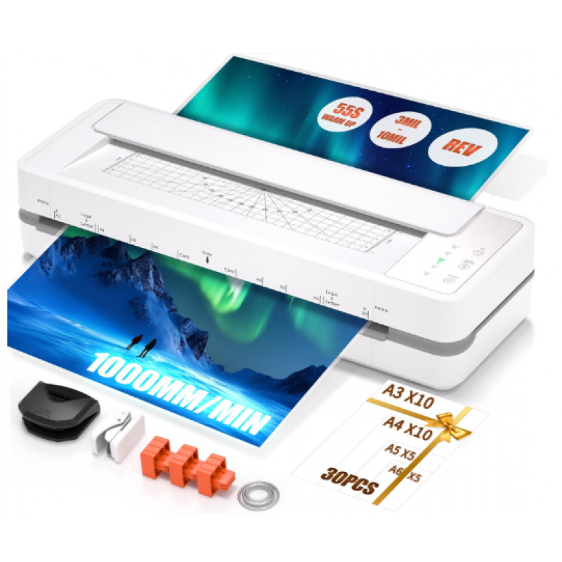 Laminator A3 Hot - sl6316Fully Automatica3Multifunktionale High-End-Laminiermaschine Foto-Laminiermaschine Heiße Laminiermaschine