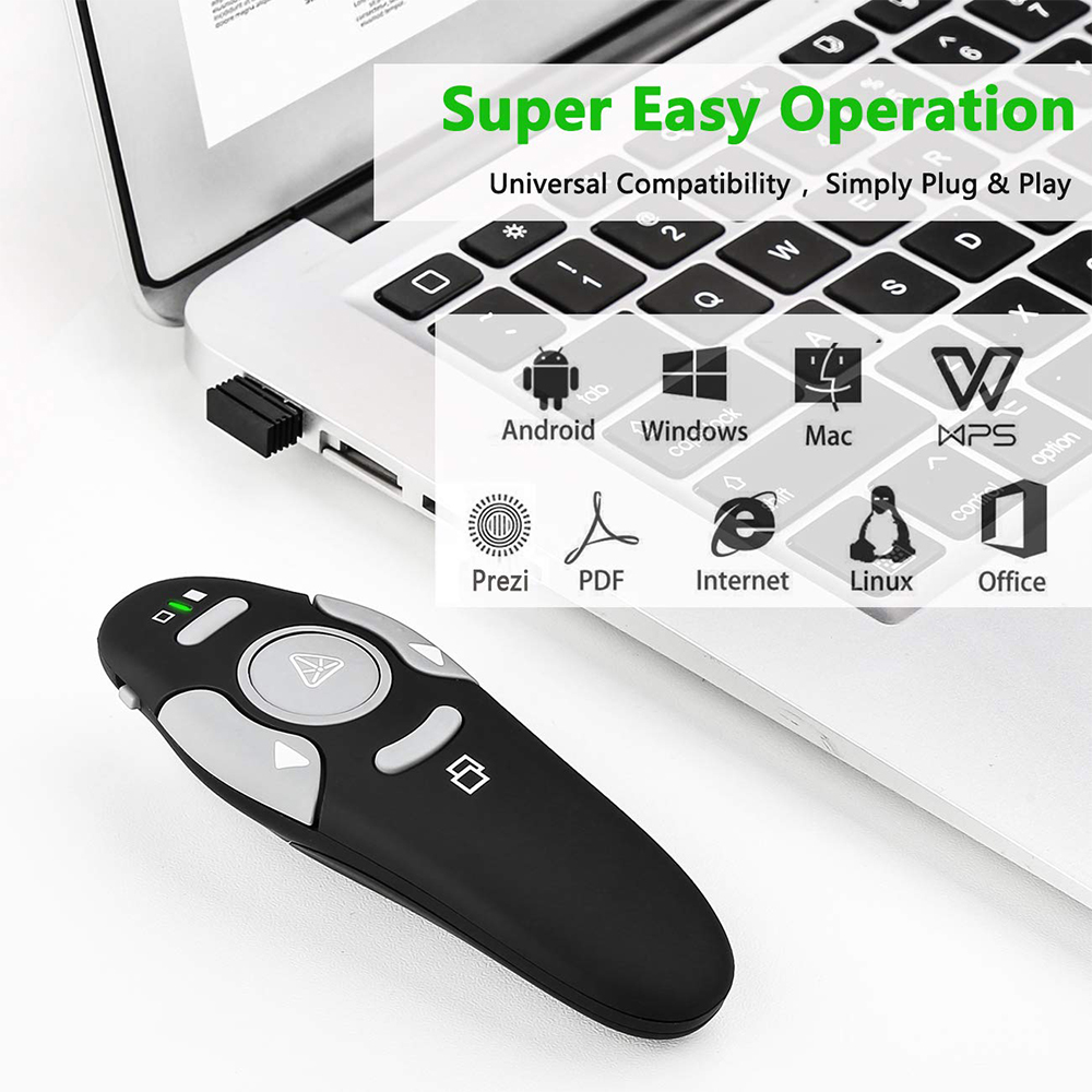 MRSVI Kabelloser Präsentations – Presentation Remote Laser Bewertung und Preis