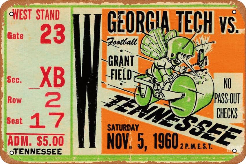 1960 GEORGIA TECH VS. TENNESSE – The Office Tech Bewertung und Preis