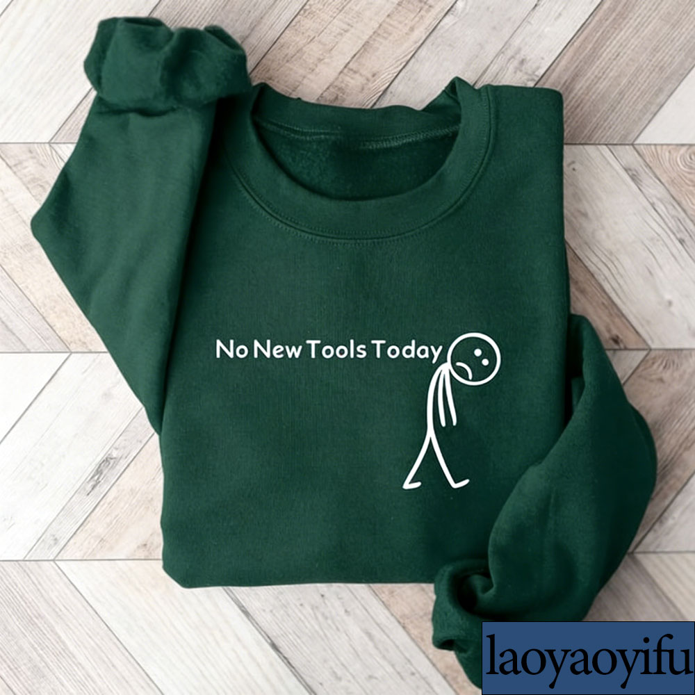 No New Tools Today Sweatshirt, – The Office Tech Bewertung und Preis