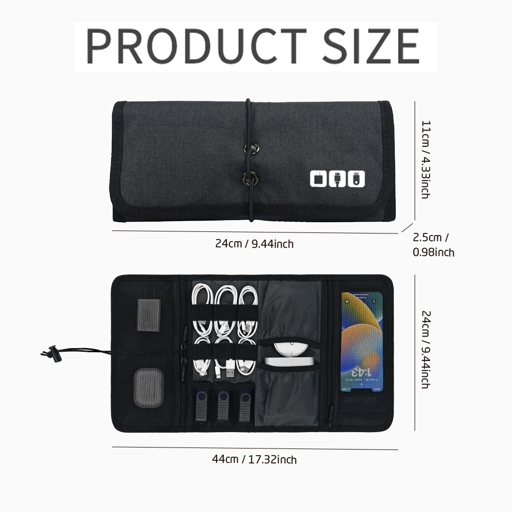 Tech-Organizer-Tasche Kabelauf – The Office Tech Bewertung und Preis