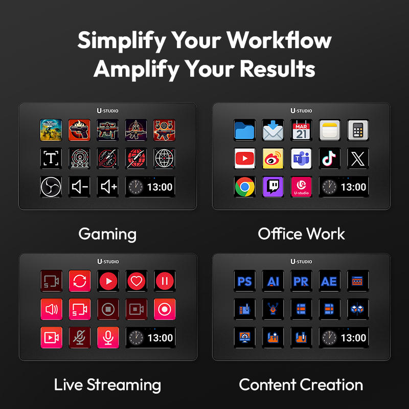 D200 Stream Deck Tastatur 13 L – Office Youtuber Bewertung und Preis