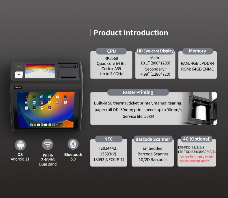D3-Mini Smart Android POS Term – Pos Terminal Android Bewertung und Preis