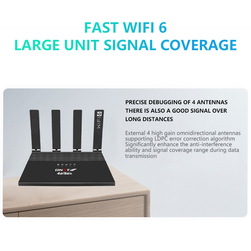 Fabrikpreis DNXT Kabelloser 4G – 4G Lte Router Sim Bewertung und Preis